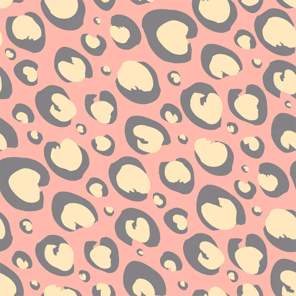 Léopard, peau de guépard motif sans couture — Image vectorielle