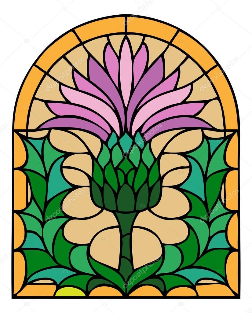 thistle flower symbol