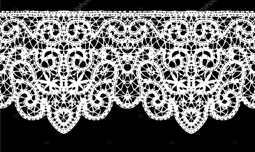 Lace ornament border