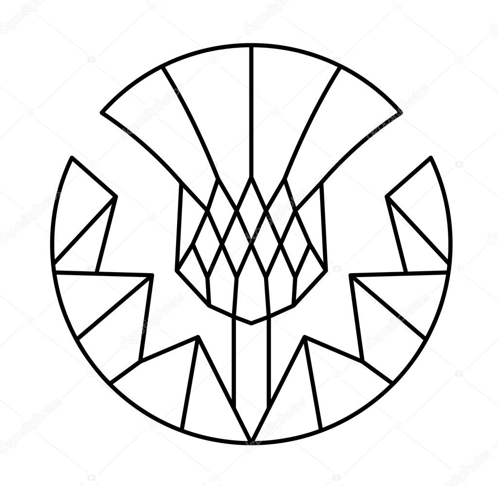 Thistle - floral emblem of Scotland