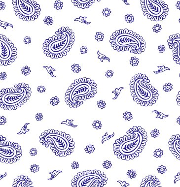 Hint soyut çiçek desenli