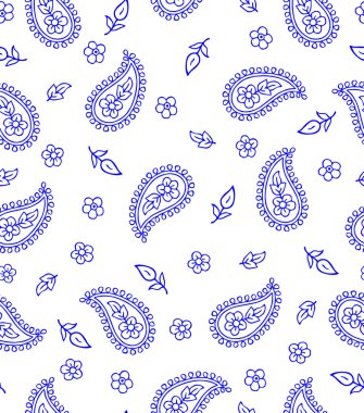 Hint soyut çiçek desenli