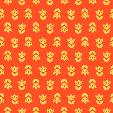 Hint soyut çiçek desenli