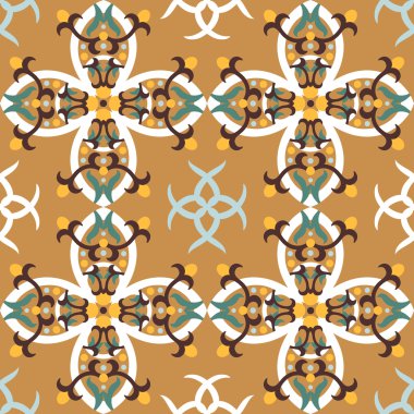 Oryantal geleneksel süsleme desen