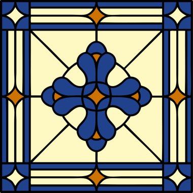 Geometrik kompozisyon ile çapraz