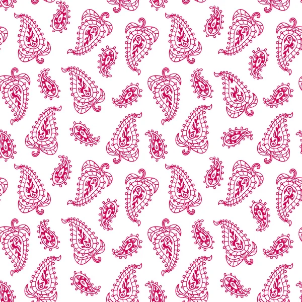 Modèle floral abstrait indien — Image vectorielle