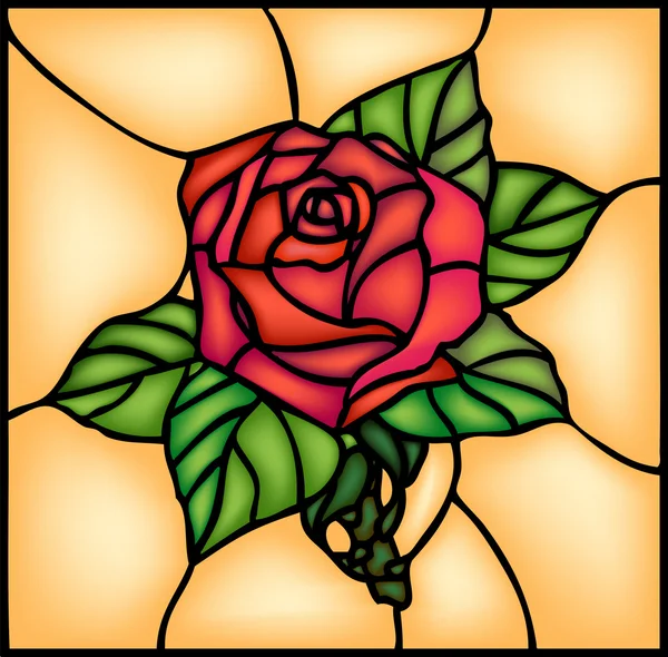 Декоративні Червона троянда — стоковий вектор