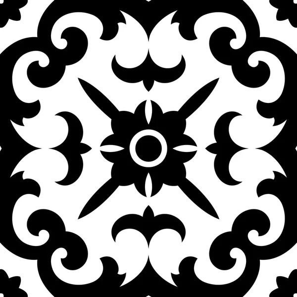 Patrón de ornamento abstracto oriental — Vector de stock