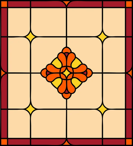 Kříž s geometrická kompozice — Stockový vektor