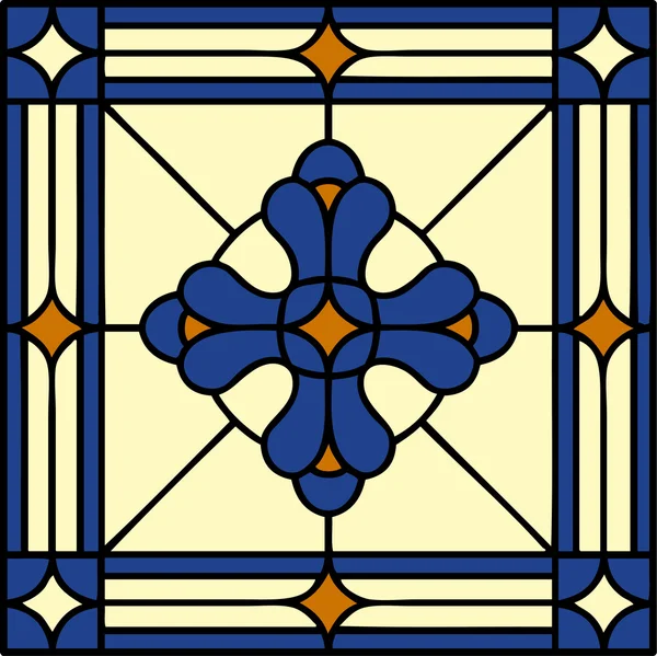 Kreuz mit geometrischer Komposition — Stockvektor