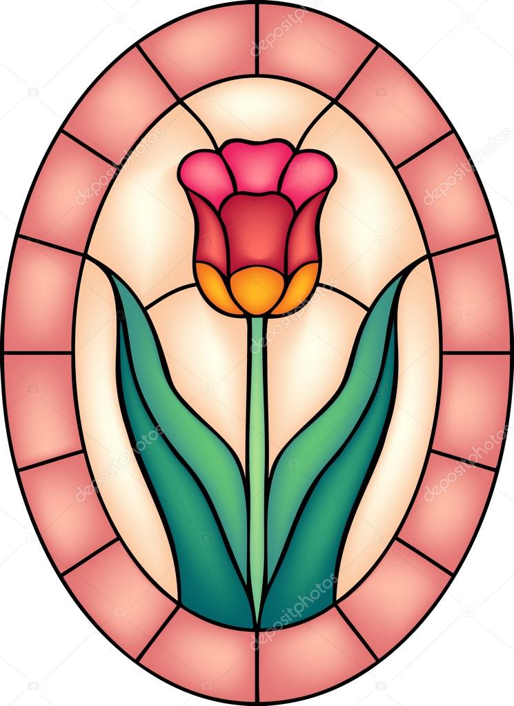 Decorative tulip flower