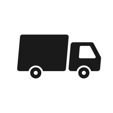 Delivery Truck icon on white background. Vector