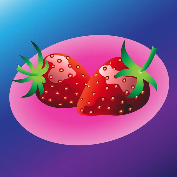 स्ट्रॉबेरी — स्टॉक वेक्टर