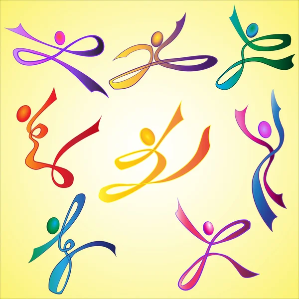 Colorful ribbons Royalty Free Stock Illustrations