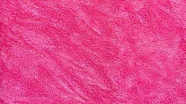 Arka plan için pembe havluyu kapat..