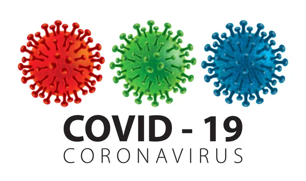 Enfermedad Por Coronavirus Covid Infección Médica Aislada China Patógeno Influenza — Vector de stock