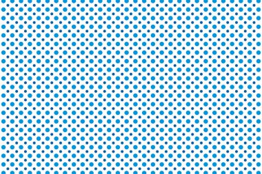 Beyaz ve mavi benekli, pürüzsüz desen. Masa örtüleri, elbiseler, gömlekler, elbiseler, kağıt, yatak örtüleri, yorganlar ve diğer tekstil ürünleri için. Vektör arkaplanı.