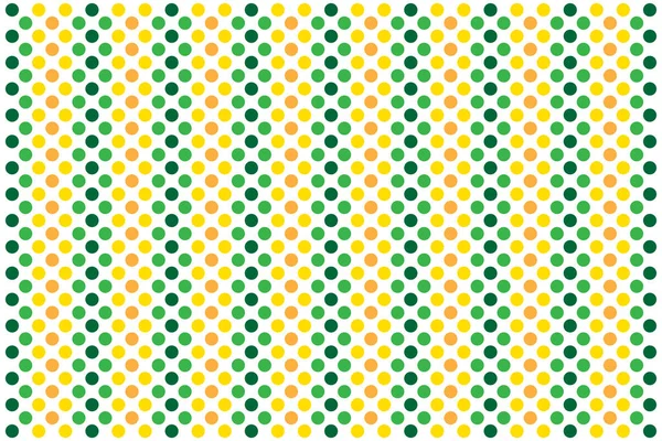 Seamless Vector Pattern Colorful Polka Dots — Stock Vector