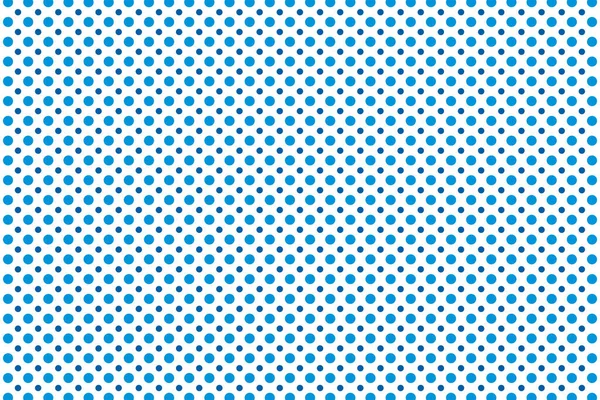 Bianco Blu Polka Dot Modello Senza Cuciture Tovaglie Vestiti Camicie — Vettoriale Stock