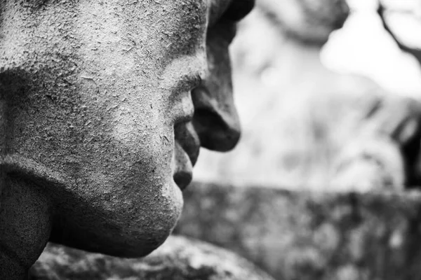 Cardiff País Gales Abril 2021 Close Historic Group Public Sculptures — Fotografia de Stock