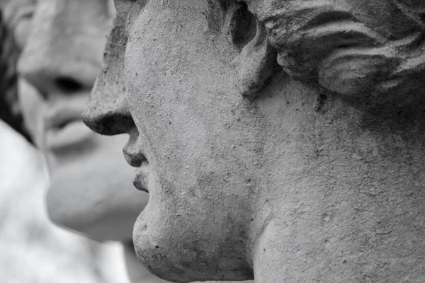 Cardiff País Gales Abril 2021 Close Historic Group Public Sculptures — Fotografia de Stock