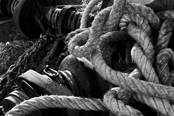 Морські Фони Текстури Дріб Язкового Робочого Рибальського Порту — стокове фото