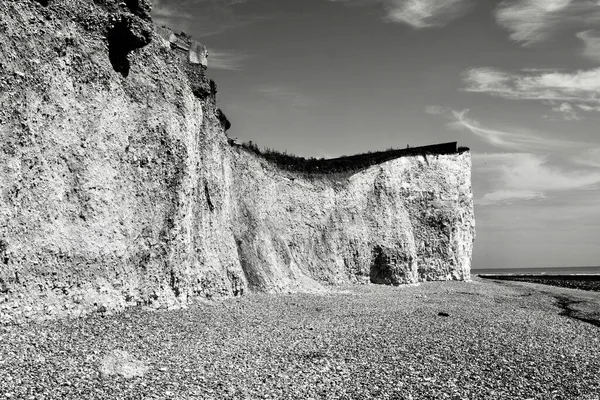 Les Falaises Blanches Burling Gap Eastbourne Paysage Spectaculaire Formation Calcaire — Photo