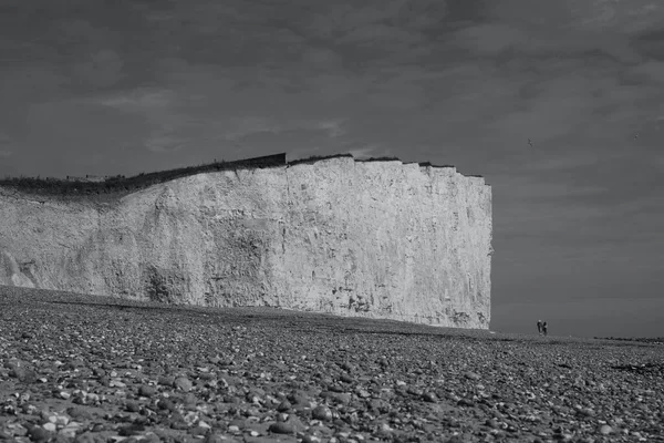 Die Weißen Klippen Bei Burling Gap Eastbourne Spektakuläre Landschaft Mit — Stockfoto