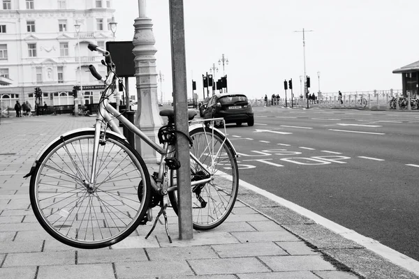 Brighton Sussex England 2021 Visitors Encouraged Hire Bicycles Ride Designated — Stock fotografie