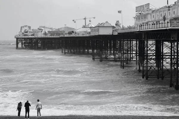 Brighton East Sussex England July 2021 Gale Force Winds Hit — Zdjęcie stockowe