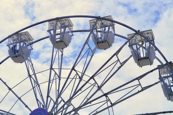 Large Ferris Wheel Waiting Weather Improve Allowing Tourists Ride Popular — Stock Photo, Image