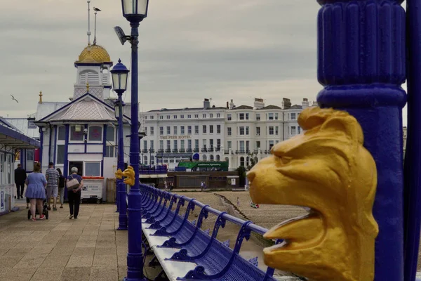 Eastbourne East Sussex Anglia Wielka Brytania Lipca 2021 Eastbourne Pier — Zdjęcie stockowe