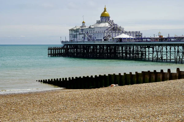 Eastbourne East Sussex England July 4Th 2021 Looking Eastbourne Pier — Stock Photo, Image