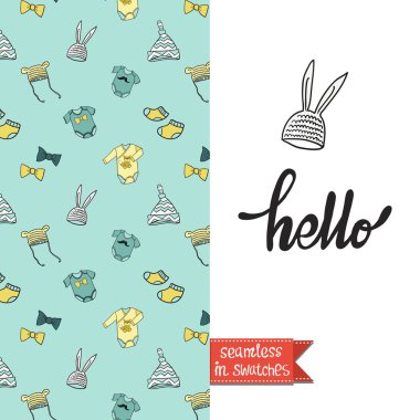 Yeni doğan bebek kartı arka plan 