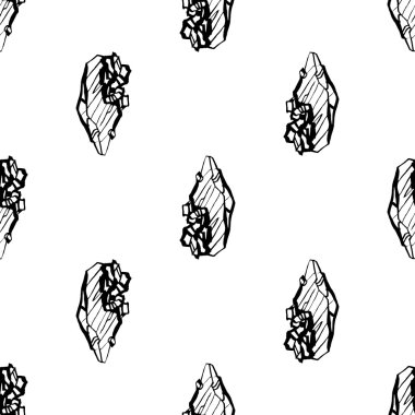 Kristal taşlar seamless modeli