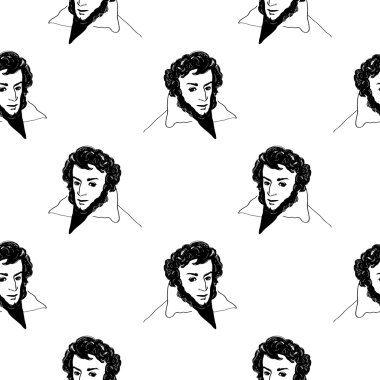 Alexander pushkin seamless modeli