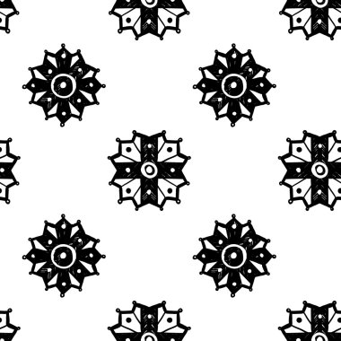 oryantal Arapça çiçek deseni 