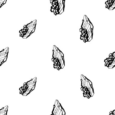 Kristal taşlar seamless modeli