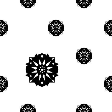 oryantal Arapça çiçek deseni 