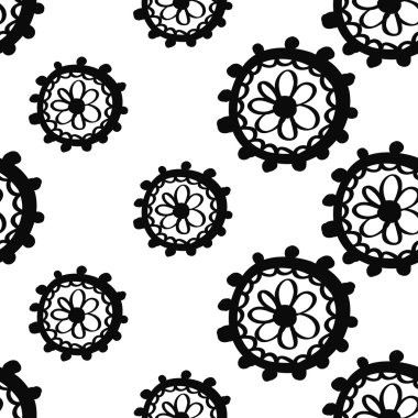 Elle çizilmiş mehendi arka plan