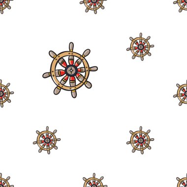 çizgi film deniz direksiyon tekerlek