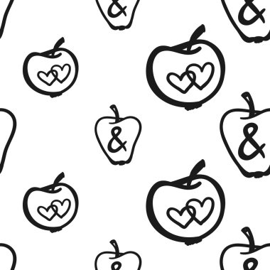 elma dekoratif desen