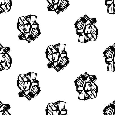 Kristal taşlar seamless modeli