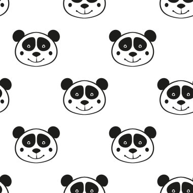 Panda çizgi film desen