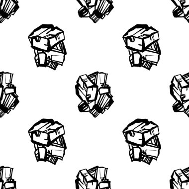 Kristal taşlar seamless modeli