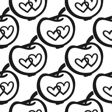 elma dekoratif desen