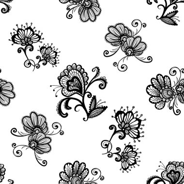 dantel çiçek desenli 