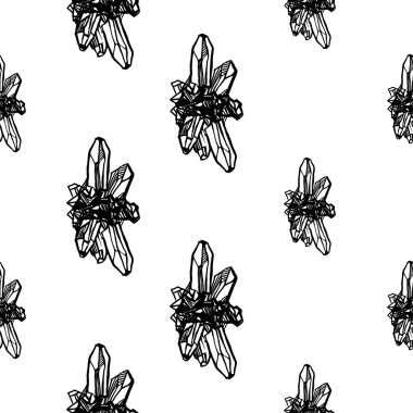 Kristal taşlar seamless modeli