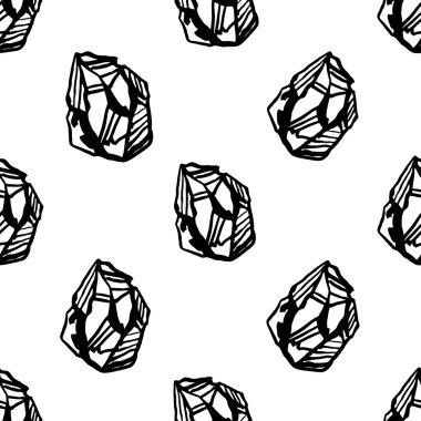 Kristal taşlar seamless modeli