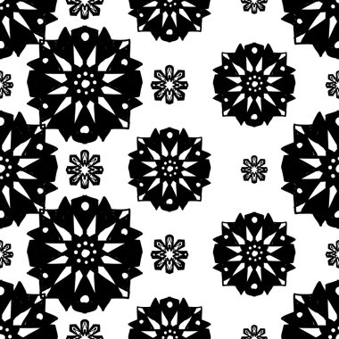 oryantal Arapça çiçek deseni 